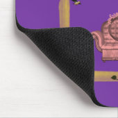 Tapis De Souris Mousepad Floral (Coin)