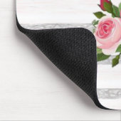 Tapis De Souris Mousepad Floral (Coin)