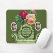 Tapis De Souris Mousepad Floral (Avec souris)