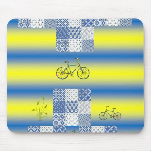 Tapis De Souris Mousepad Floral (Devant)