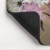 Tapis De Souris Mousepad floral (Coin)
