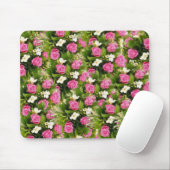 Tapis De Souris Mousepad Floral (Avec souris)