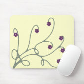 Tapis De Souris Mousepad floral (Avec souris)