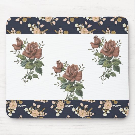 Tapis De Souris Mousepad Floral (Devant)