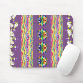 Tapis De Souris Mousepad Floral (Avec souris)