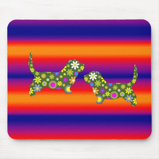 Tapis De Souris Mousepad Floral (Devant)