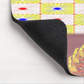 Tapis De Souris Mousepad Floral (Coin)