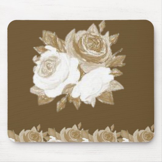 Tapis De Souris Mousepad Floral (Devant)