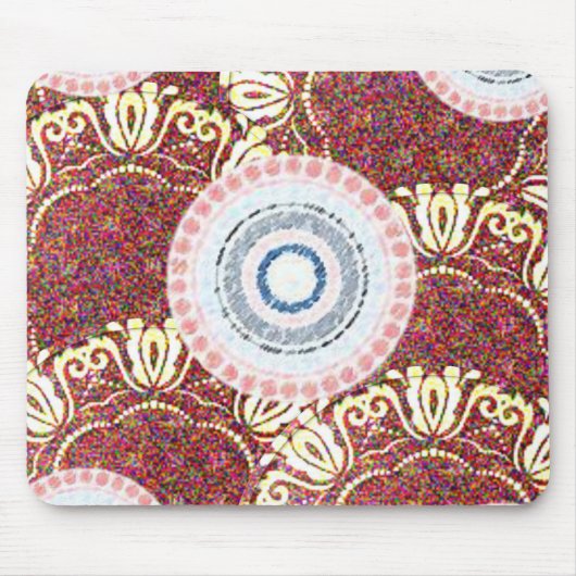 Tapis De Souris Mousepad Floral (Devant)