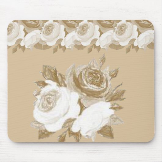 Tapis De Souris Mousepad Floral (Devant)