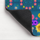 Tapis De Souris Mousepad Floral (Coin)