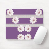 Tapis De Souris Mousepad Floral (Avec souris)