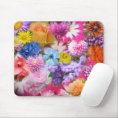 Tapis De Souris Mousepad floral (Avec souris)