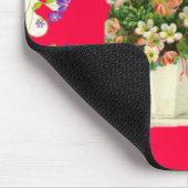 Tapis De Souris Mousepad Floral (Coin)