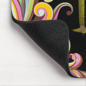 Tapis De Souris Mousepad Floral (Coin)