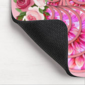 Tapis De Souris Mousepad Floral (Coin)
