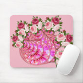 Tapis De Souris Mousepad Floral (Avec souris)