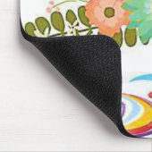 Tapis De Souris Mousepad Floral (Coin)
