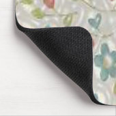 Tapis De Souris Mousepad Floral (Coin)