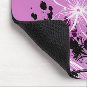 Tapis De Souris Mousepad floral abstrait (Coin)