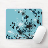Tapis De Souris Mousepad floral abstrait (Avec souris)