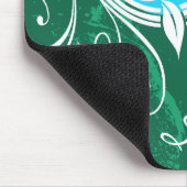 Tapis De Souris Mousepad floral abstrait (Coin)