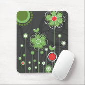Tapis De Souris Mousepad floral abstrait (Avec souris)