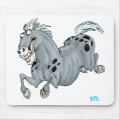 Tapis De Souris Mousepad fou de cheval (Devant)