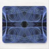 Tapis De Souris Mousepad fractal bleu (Devant)