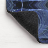Tapis De Souris Mousepad fractal bleu (Coin)