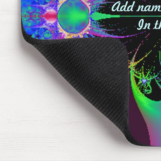 Tapis De Souris Mousepad fractal personnalisé (Coin)