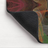 Tapis De Souris Mousepad fractal rose, vert et noir (Coin)