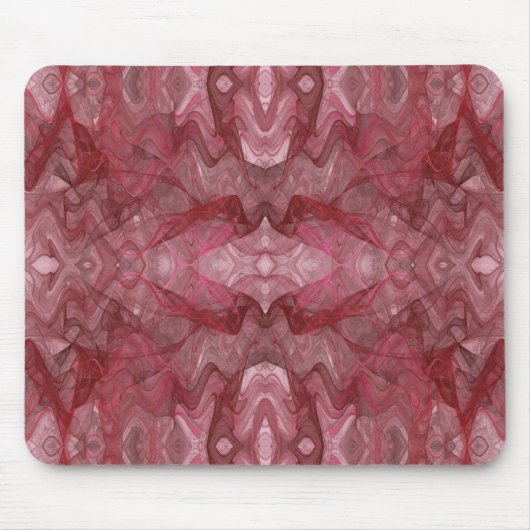 Tapis De Souris Mousepad fractal rouge (Devant)