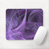 Tapis De Souris Mousepad fractal violet et noir (Avec souris)