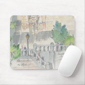 Tapis De Souris Mousepad "France/peinture aquarelle (Avec souris)
