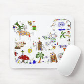 Tapis De Souris Mousepad Fun World (Avec souris)