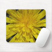 Tapis De Souris Mousepad gelbes Blütenzentrum (Avec souris)