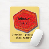 Tapis De Souris Mousepad - Généalogie - Rassembler le puzzle (Avec souris)