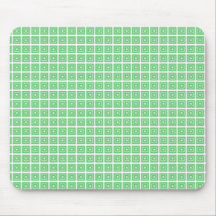 Tapis De Souris Mousepad géométrique rétro, Kelly Green