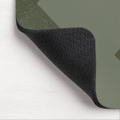 Tapis De Souris Mousepad géométrique vert mousse (Coin)