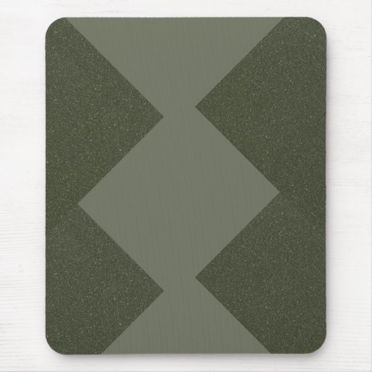 Tapis De Souris Mousepad géométrique vert mousse (Devant)