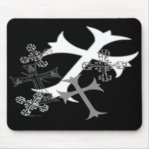 Tapis De Souris Mousepad graphique croisé