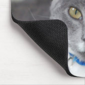 Tapis De Souris mousepad gris de chat tigré (Coin)
