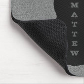 Tapis De Souris Mousepad guitare rayée, Jet Black (Coin)