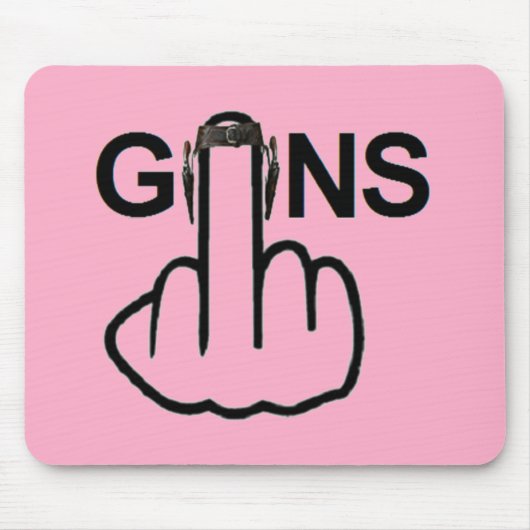 Tapis De Souris Mousepad Guns Flip (Devant)