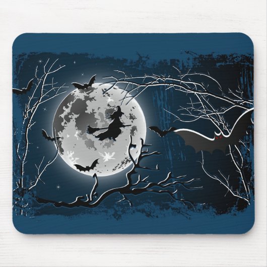 Tapis De Souris Mousepad Halloween heureux (Devant)