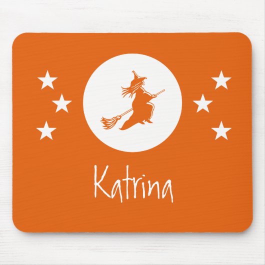 Tapis De Souris Mousepad Halloween, Orange (Devant)