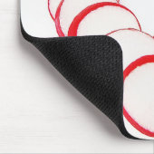 Tapis De Souris Mousepad Herz aus Radieschenscheiben (Coin)
