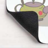 Tapis De Souris mousepad heureux de thé (Coin)