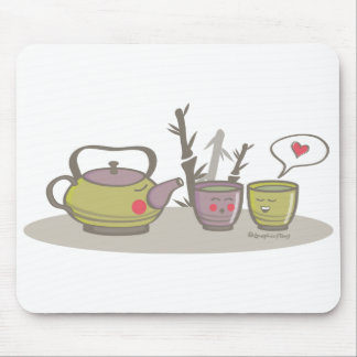 Tapis De Souris mousepad heureux de thé
